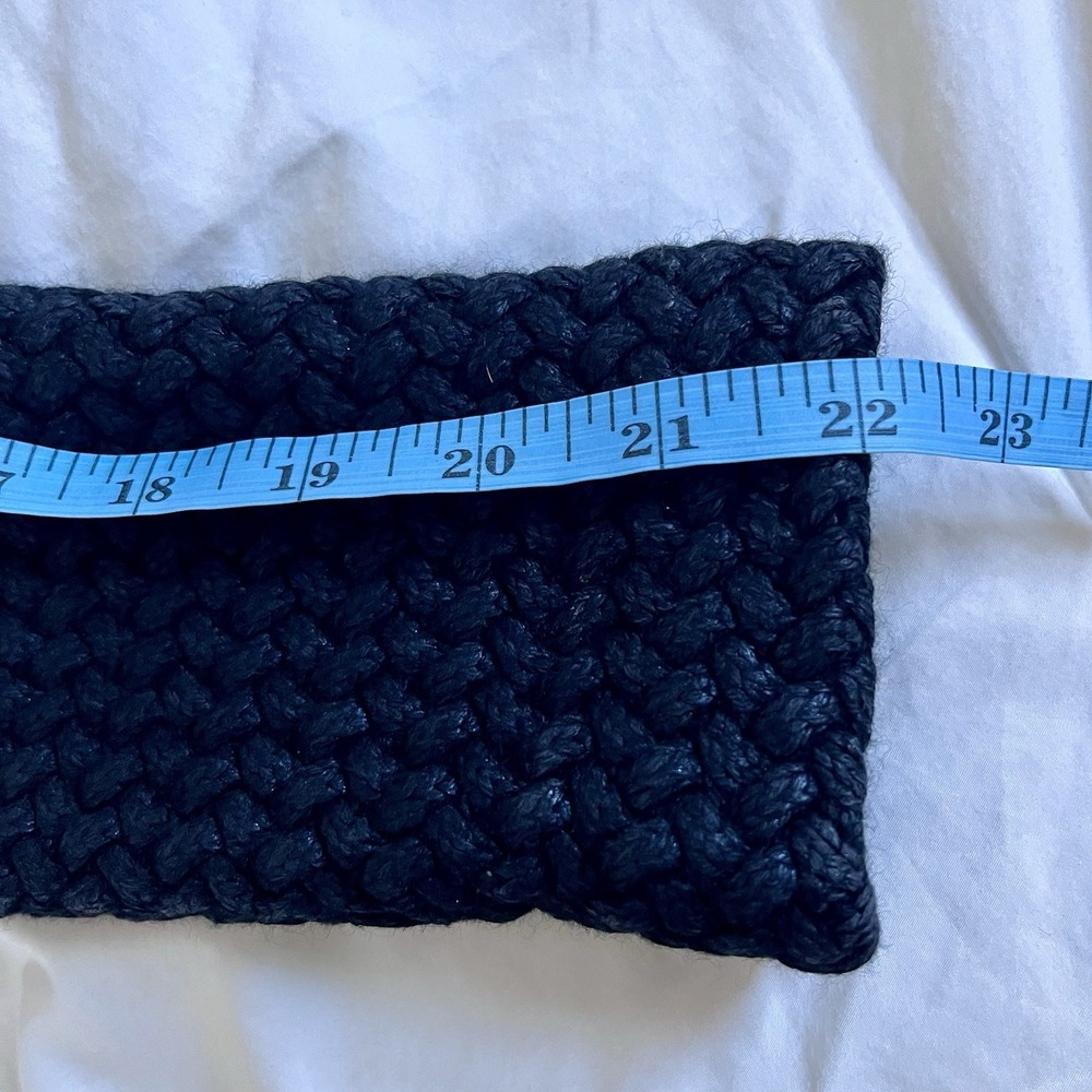 Rene Lezard Black Woven Cardigan Jacket Sweater Women's Sz 34 XS Wool Germany - Picture 11 of 11